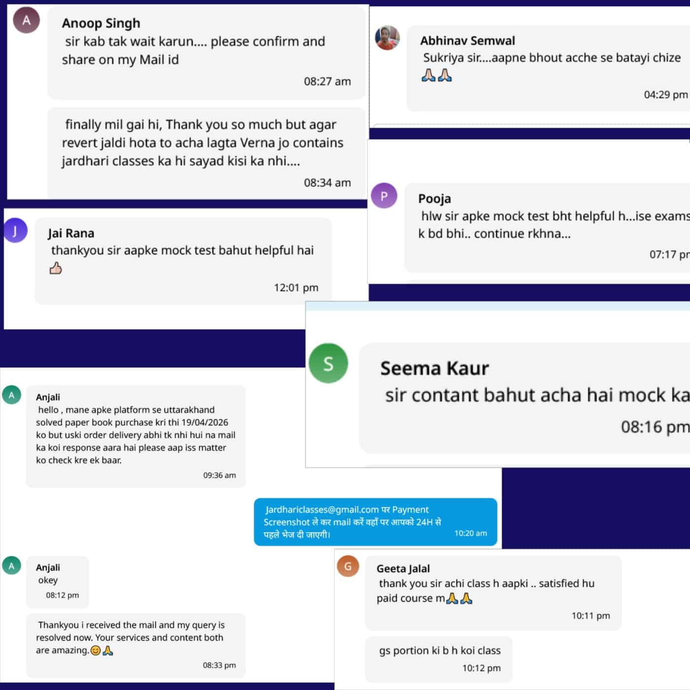 Students Reviews