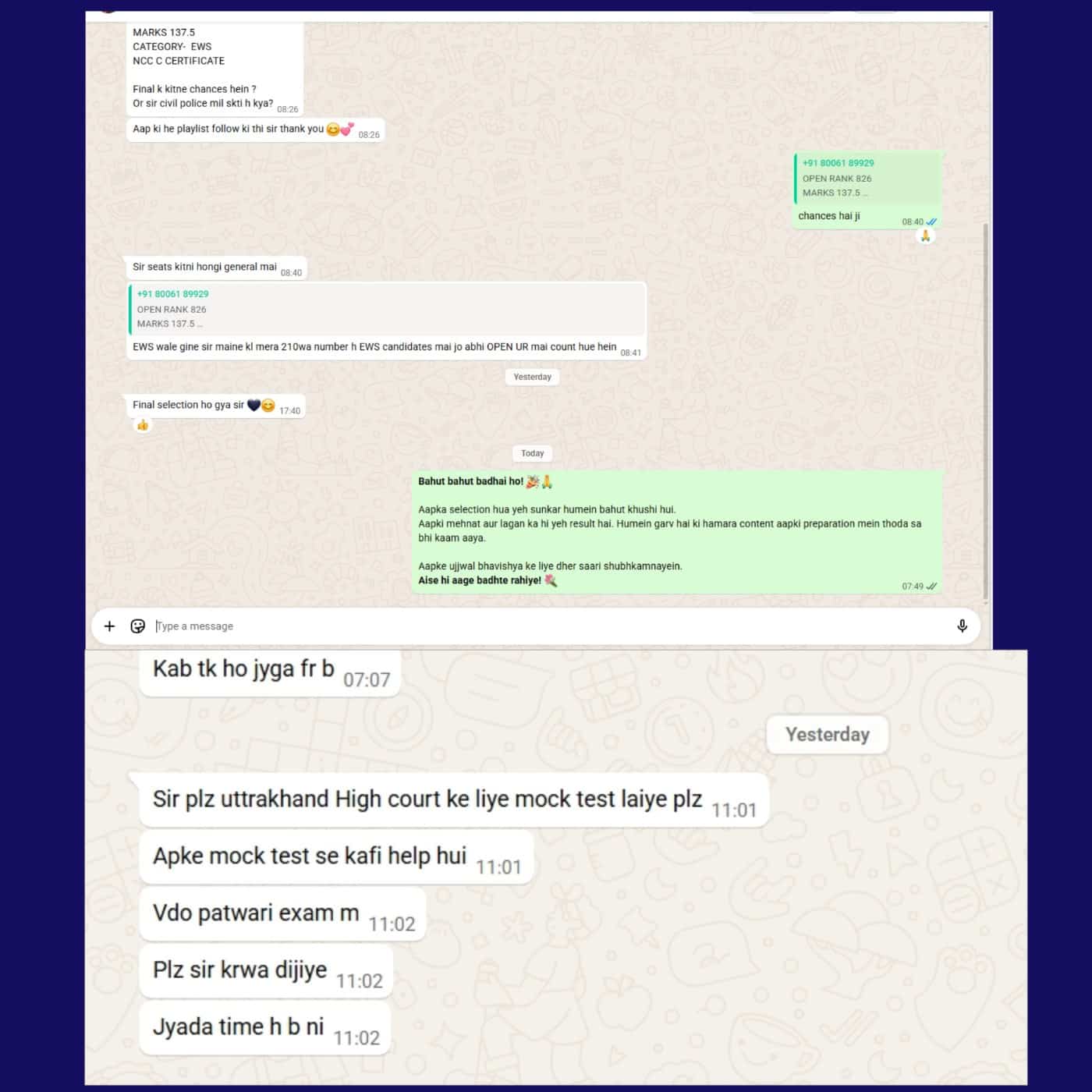 Students Reviews